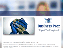 Tablet Screenshot of businessproz.info